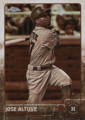 2015 Topps Chrome #151 Sepia Refractor