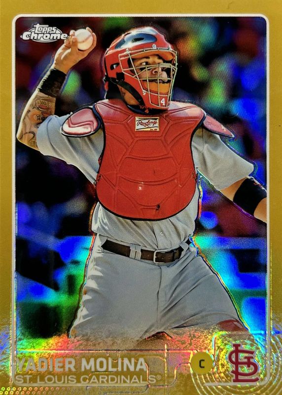 2015 Topps Chrome #25 Gold Refractor /50