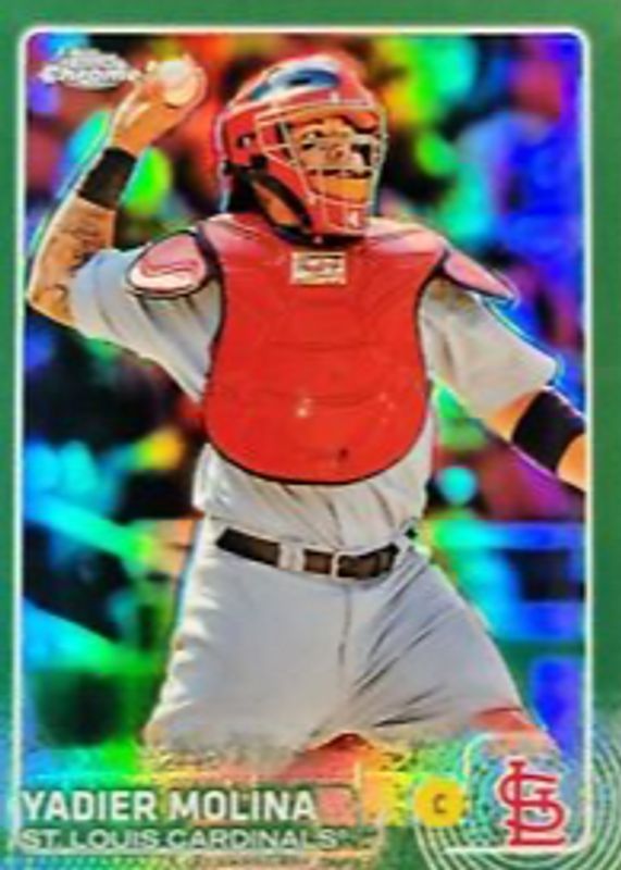 2015 Topps Chrome #25 Green Refractor /99