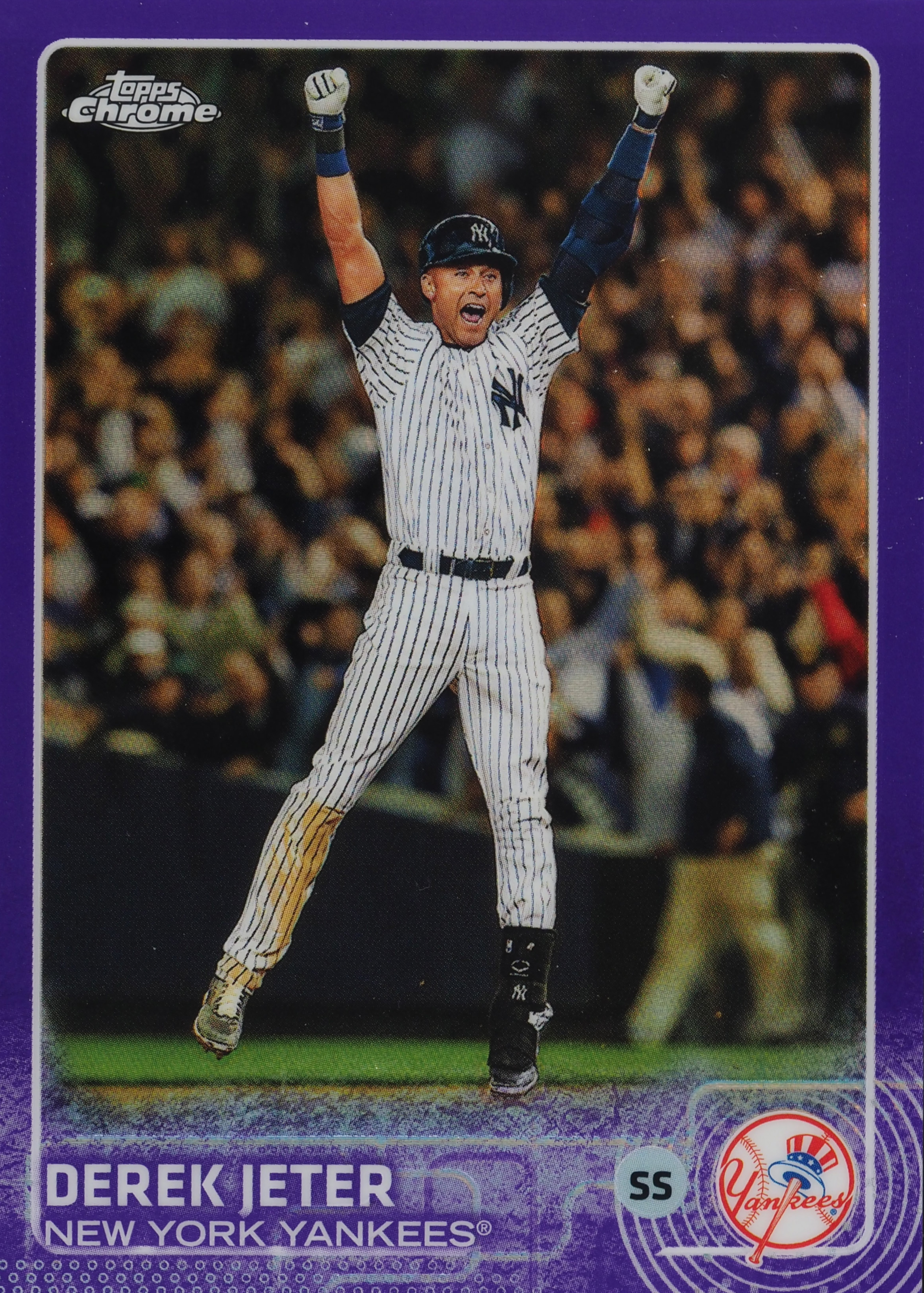 Derek Jeter 2015 Topps Chrome #1 Purple Refractor /250 Price