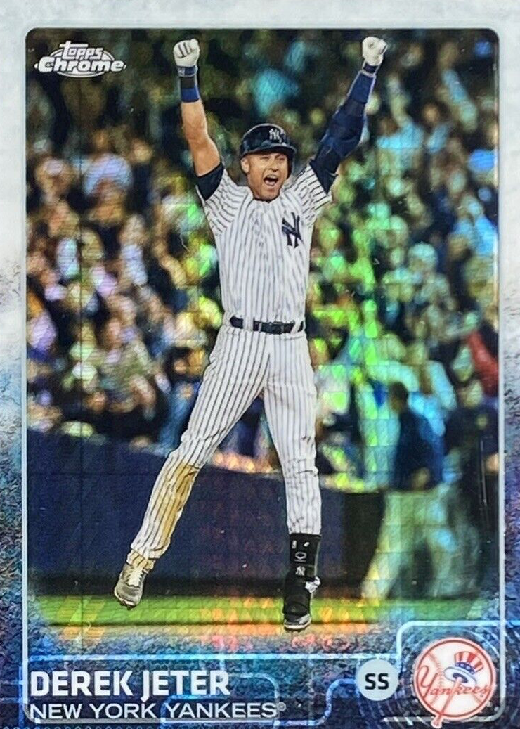 Derek Jeter 2015 Topps Chrome #1 Prism Refractor Price Guide