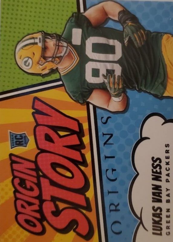 Lukas Van Ness 2023 Origins #OS-LVN Origin Story /(SSP) Rookie RAW