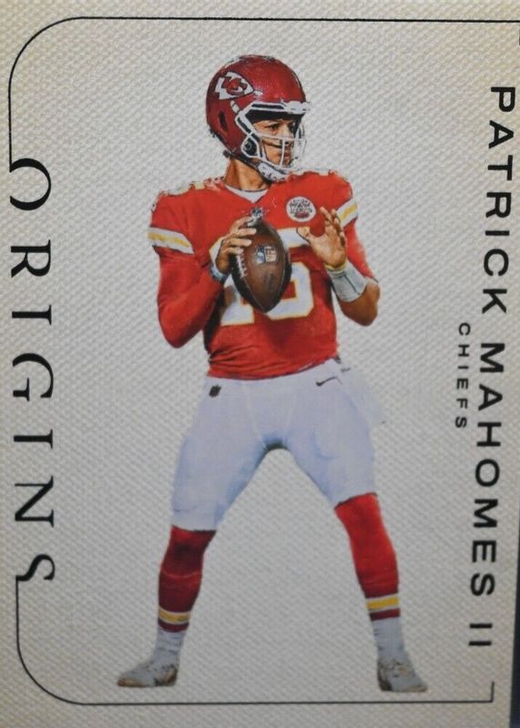 Patrick Mahomes II 2023 Origins #BS-20 Blank Slate /(SSP) RAW