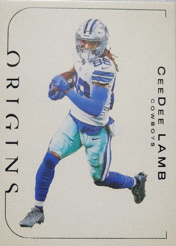 CeeDee Lamb 2023 Origins #BS-12 Blank Slate /(SSP) SGC 9.5