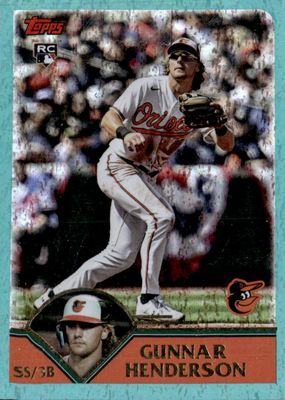 2023 Topps Archives #202 Aqua Sparkle Foil /75