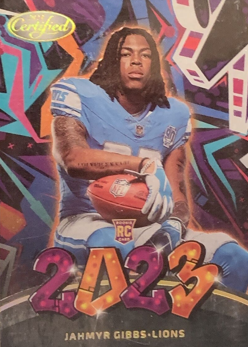 Jahmyr Gibbs 2023 Certified #TP-2 2023 Graffiti /(SSP) Price Guide