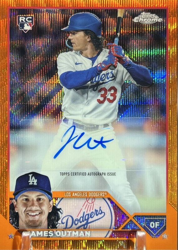 2023 Topps Chrome Update #AC-JOU Autographs - Orange Wave Refractor /25