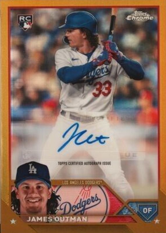 2023 Topps Chrome Update #AC-JOU Autographs - Gold Refractor /50