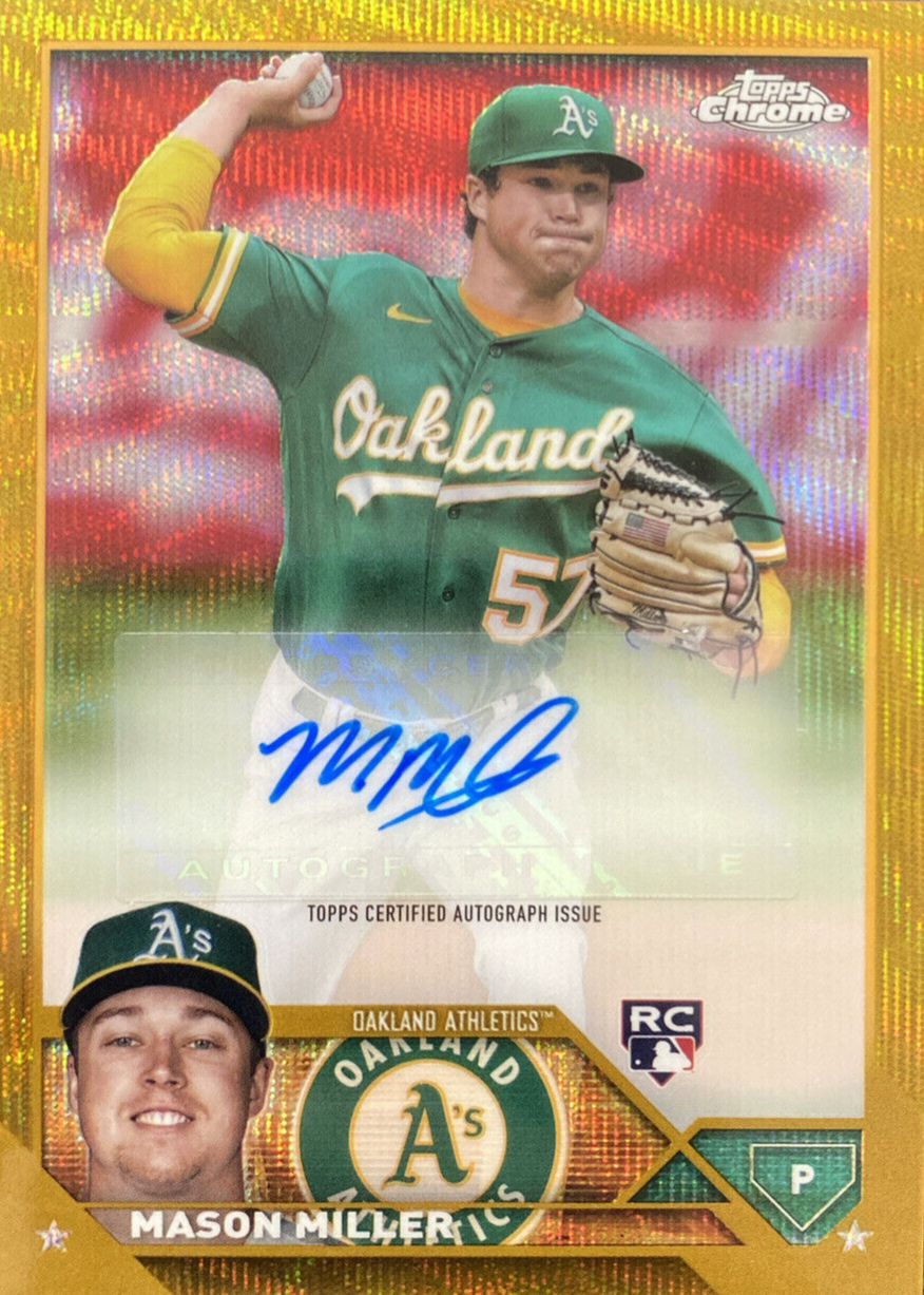 Mason Miller 2023 Topps Chrome Update #AC-MMI Autographs