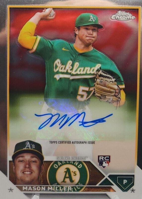 Mason Miller 2023 Topps Chrome Update #AC-MMI Autographs