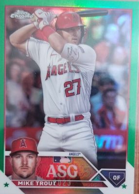 2023 Topps Chrome Update #ASGC-18 2023 All-Star Game - Green Refractor /99