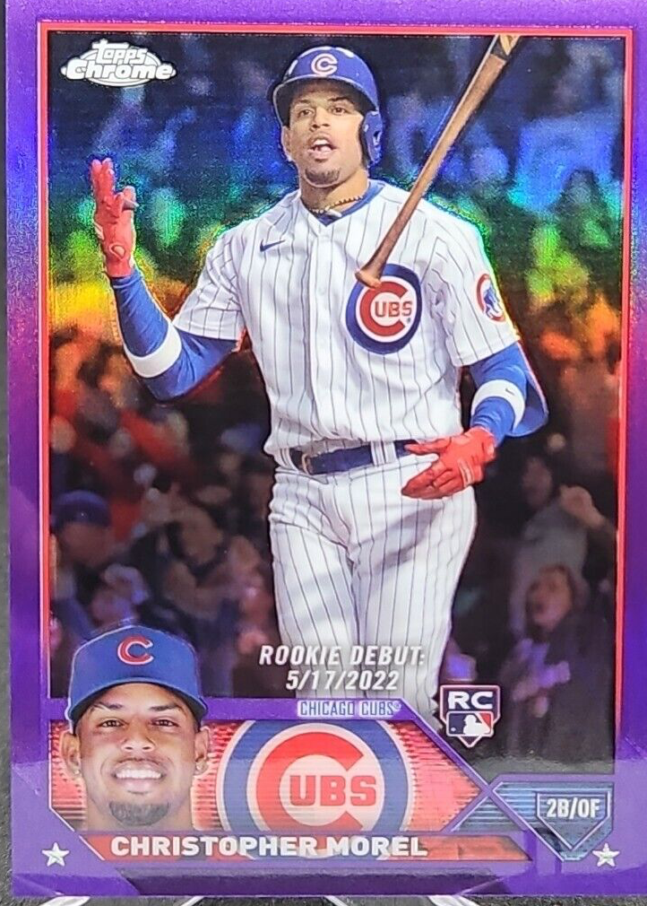 Christopher Morel 2023 Topps Chrome Update #USC106 Rookie Debut