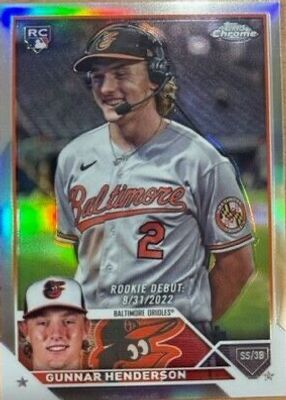 2023 Topps Chrome Update #USC208 Rookie Debut - Refractor