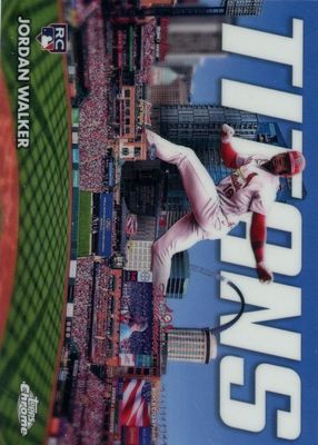Jordan Walker 2022 Bowman Draft Sapphire Edition #BDC-36