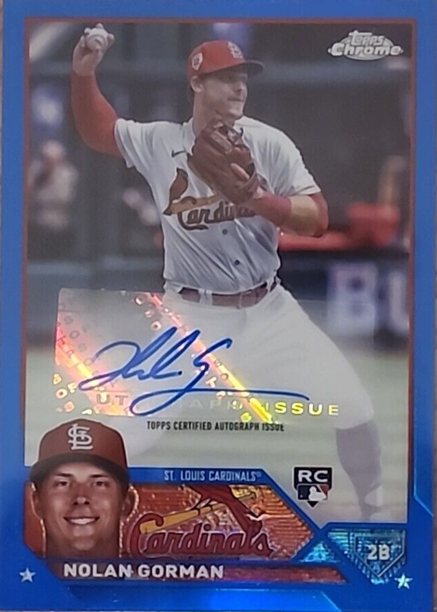 Nolan Gorman Baseball Cards Price Guide - Sports Card Investor