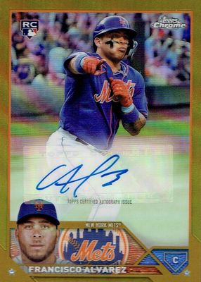 2023 Topps Chrome Francisco Alvarez RC Rookie Future Stars