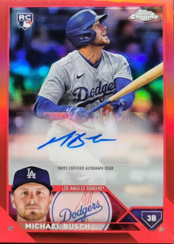 2023 Topps Chrome Update #AC-MB Autographs - Red Refractor /5