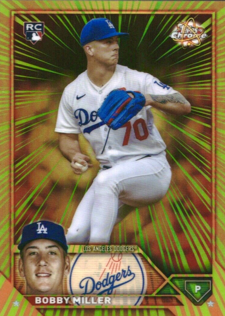 Bobby Miller 2023 Topps Chrome Update #RR-25 Radiating