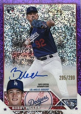 2023 Topps Chrome Update #RA-BM Autographs - Purple Speckle Refractor /299