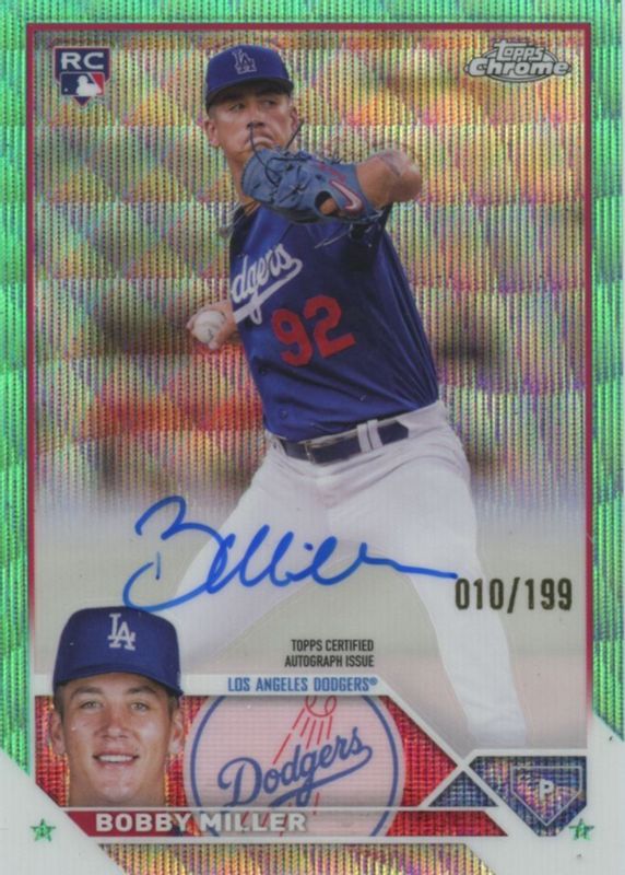 2023 Topps Chrome Update #RA-BM Autographs - Aqua Wave Refractor /199