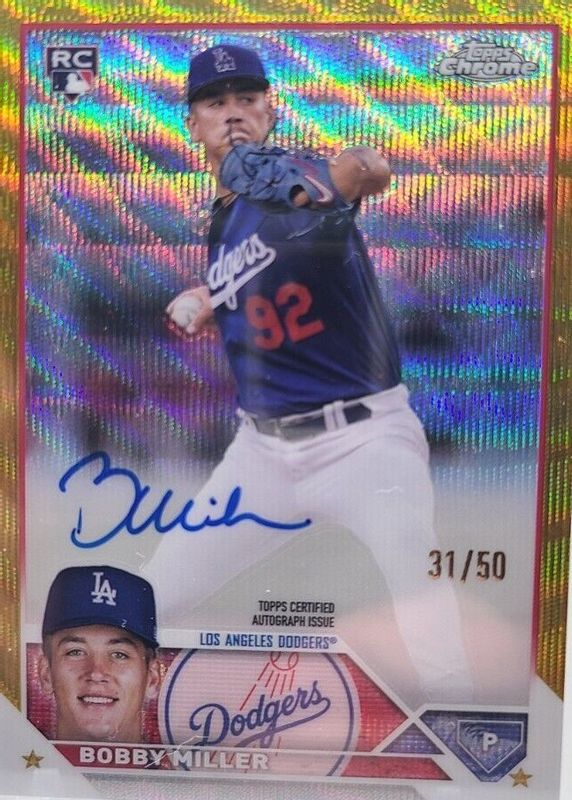 2023 Topps Chrome Update #RA-BM Autographs - Gold Wave Refractor /50