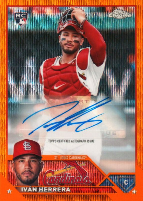 2023 Topps Chrome Update #AC-IH Autographs - Orange Wave Refractor /25