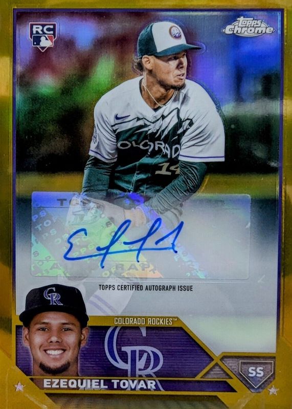 2023 Topps Chrome Update #AC-ET Autographs - Gold Refractor /50