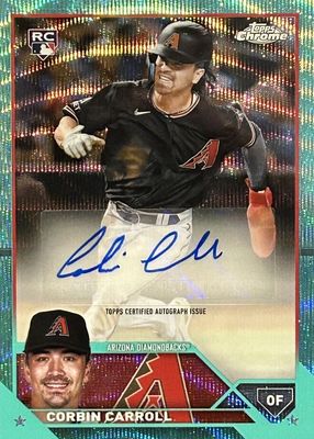 2023 Topps Chrome Update #AC-CCA Autographs - Aqua Wave Refractor /199