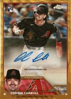 Corbin Carroll 2023 Topps Chrome Update #AC-CCA Autographs - Gold 