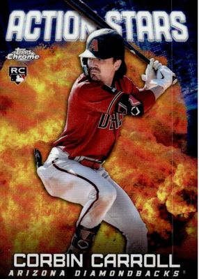 2023 Topps Chrome Update #ASC-3 Action Stars