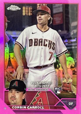 2023 Topps Chrome Update #USC220 Rookie Debut - Pink Refractor