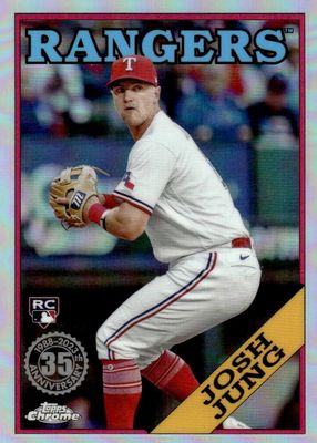 Josh Jung 2023 Topps Silver Pack #2T88C-88 1988 Chrome Promo