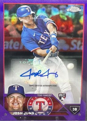 2023 Topps Chrome Update #AC-JJ Autographs - Purple Refractor /250