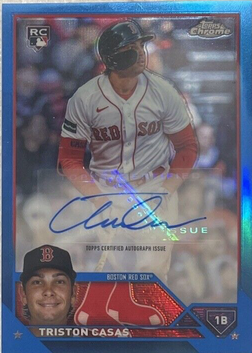 Triston Casas rc auto topps 直書きサイン