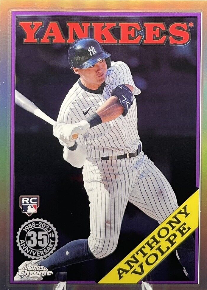 1枚限定！Anthony Volpe Auto 2022 Leaf l Anthony Volpe 2024 Topps Chrome Black #CBA-AV Autographs