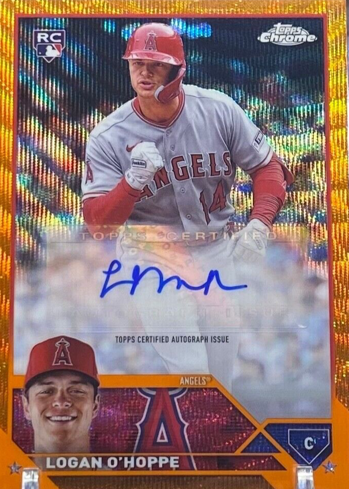 【25枚限定】  Logan O’hoppe RC サインカード　シリアル付き LOGAN O'HOPPE Signed Autographed 2024 Topps Series 1 One