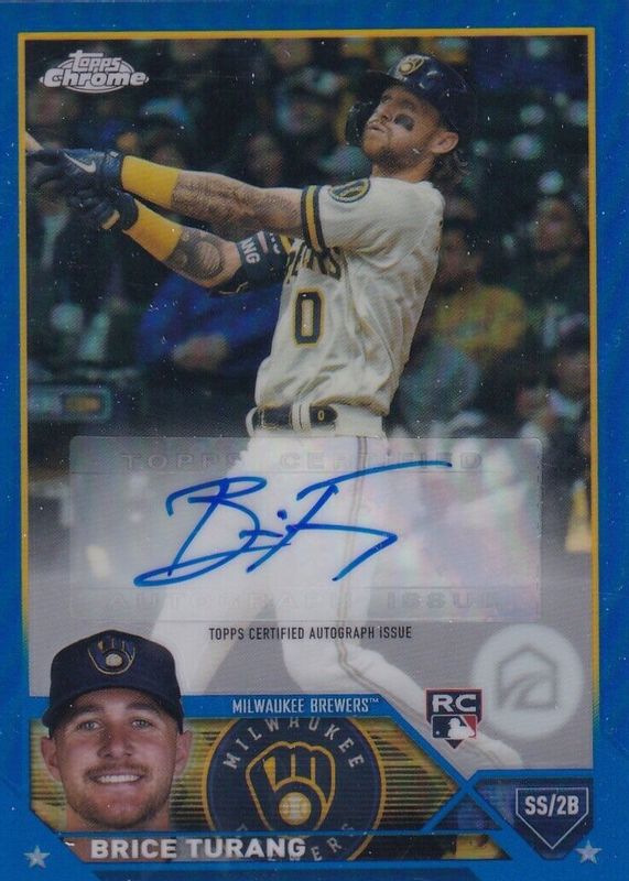 2023 Topps Chrome Update #AC-BTU Autographs - Blue Refractor /150