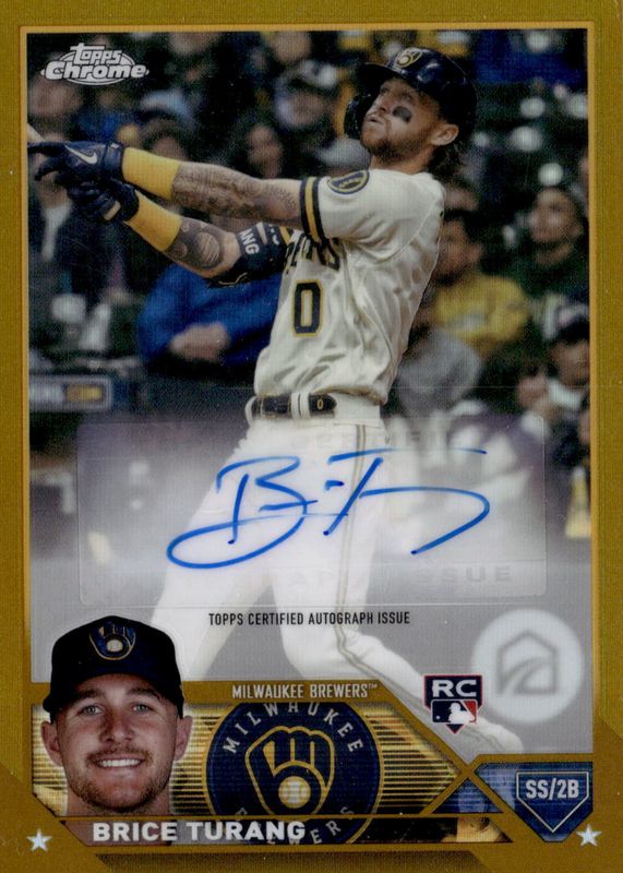 2023 Topps Chrome Update #AC-BTU Autographs - Gold Refractor /50