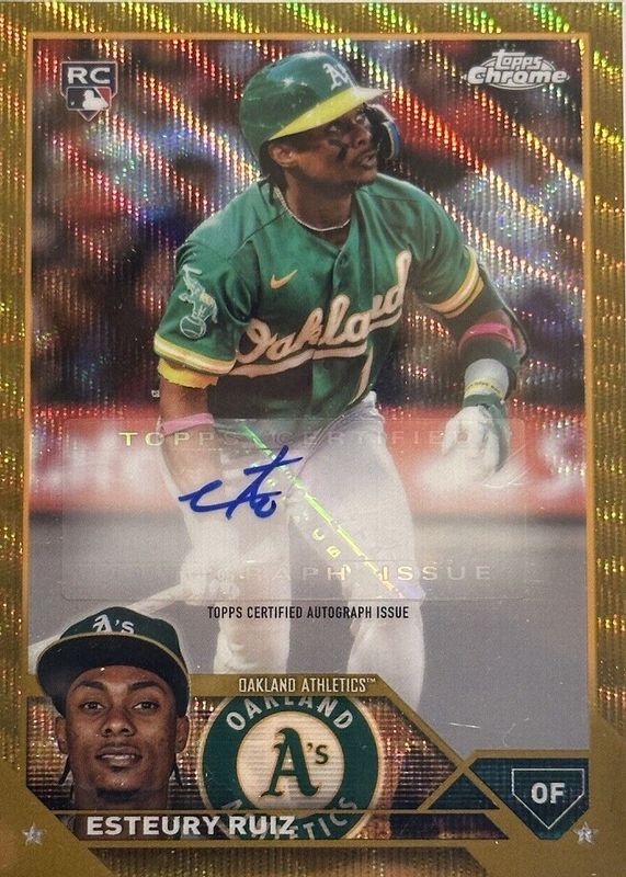 2023 Topps Chrome Update #AC-ER Autographs - Gold Wave Refractor /50