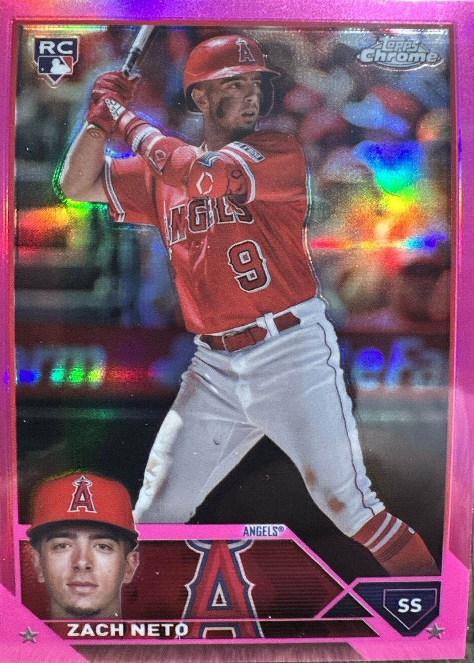 topps update 2023 Zach Neto 直筆サイン　/99 2023 Topps Update Zach Neto RC #US98 Purple Foilboard 574