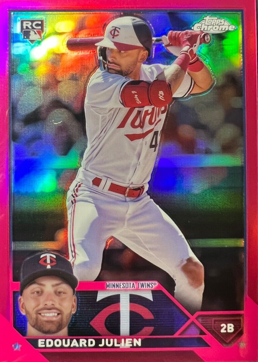 Edouard Julien 2023 Topps Chrome Update #USC79 Magenta Refractor