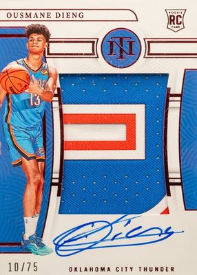 2022 National Treasures #124 Rookie Patch Auto - Red /75