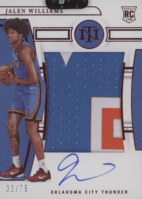 2022 National Treasures #102 Rookie Patch Auto - Red /75