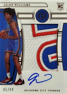 2022 National Treasures #102 Rookie Patch Auto - Bronze /49