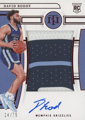 2022 National Treasures #112 Rookie Patch Auto - Red /75