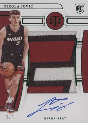 2022 National Treasures #117 Rookie Patch Auto - Emerald /5