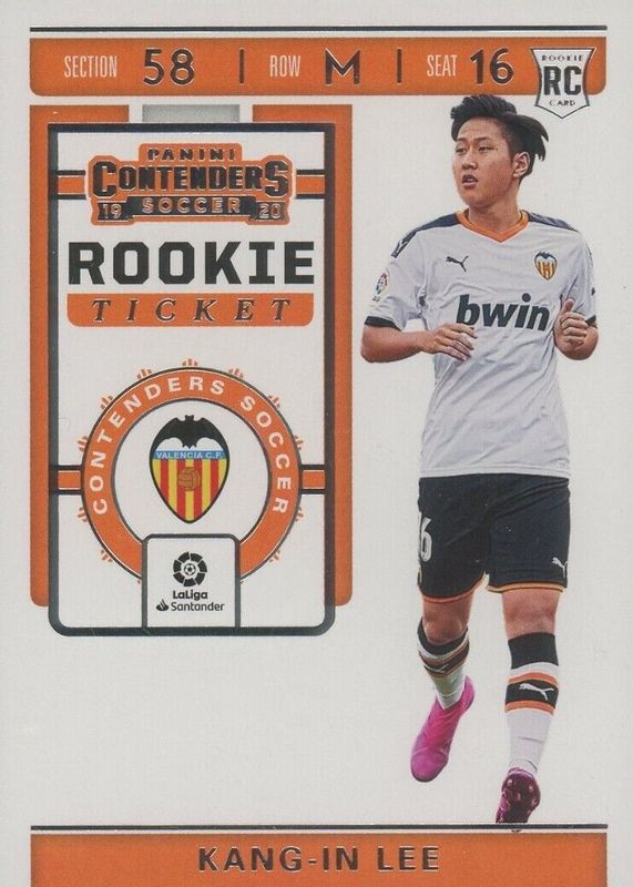 Kang-In Lee 2019 Chronicles #RT-11 Contenders Rookie Ticket Rookie SGC 9