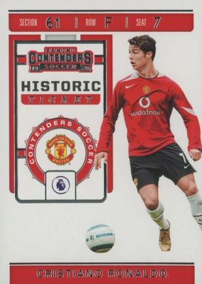 2019 Chronicles #HT-CR7 Contenders Historic Ticket