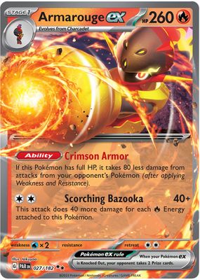 2023 Scarlet & Violet: Paradox Rift #027/182 Double Rare