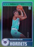 2023-24 Panini NBA Hoops BRANDON MILLER Tribute Teal Explosion Rookie RC  #284